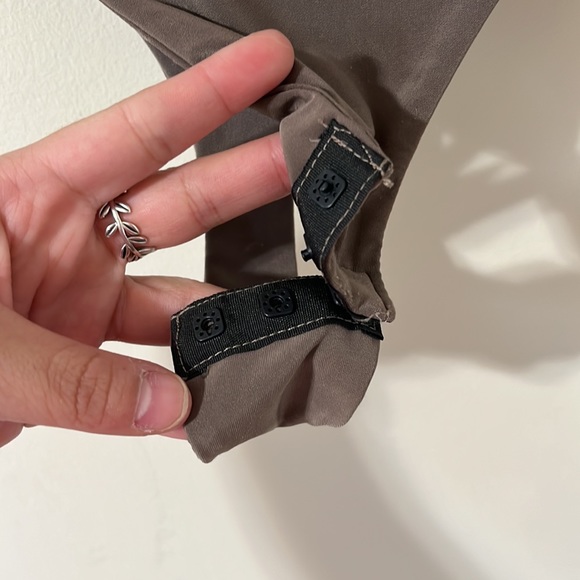 PrettyLittleThing Brown Silky Cowl Neck Spaghetti Strap Bodysuit Size 2 - Picture 4 of 8